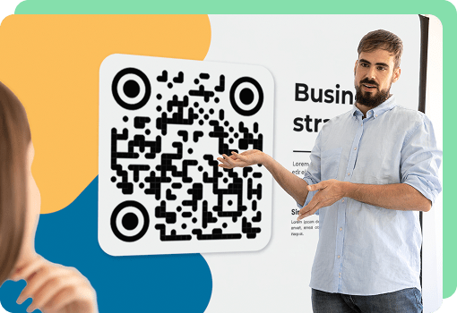 vcard qr code for public presentations