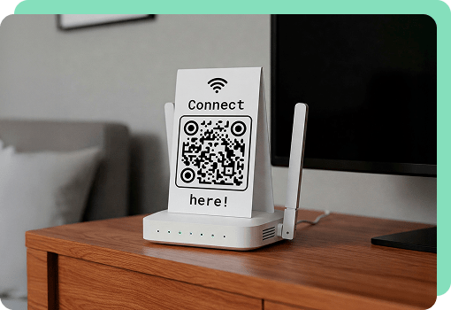 wifi free qr code for home use